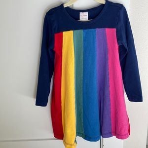 Hanna Andersson rainbow panel dress